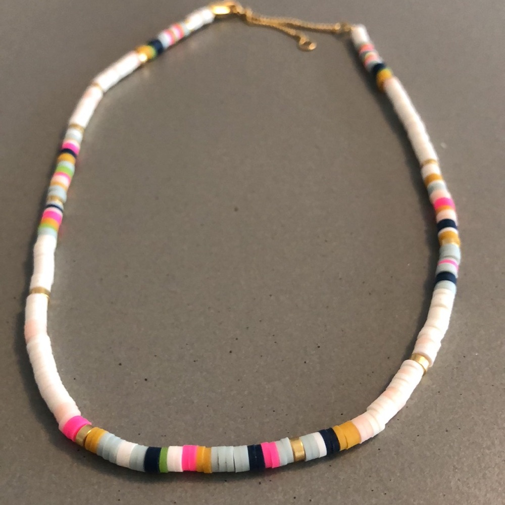 Madewell multicolor beaded necklace
